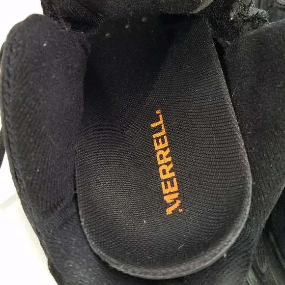 Merrell Men Black Night Moab Hiking Boots 7 - Picture 8 of 16